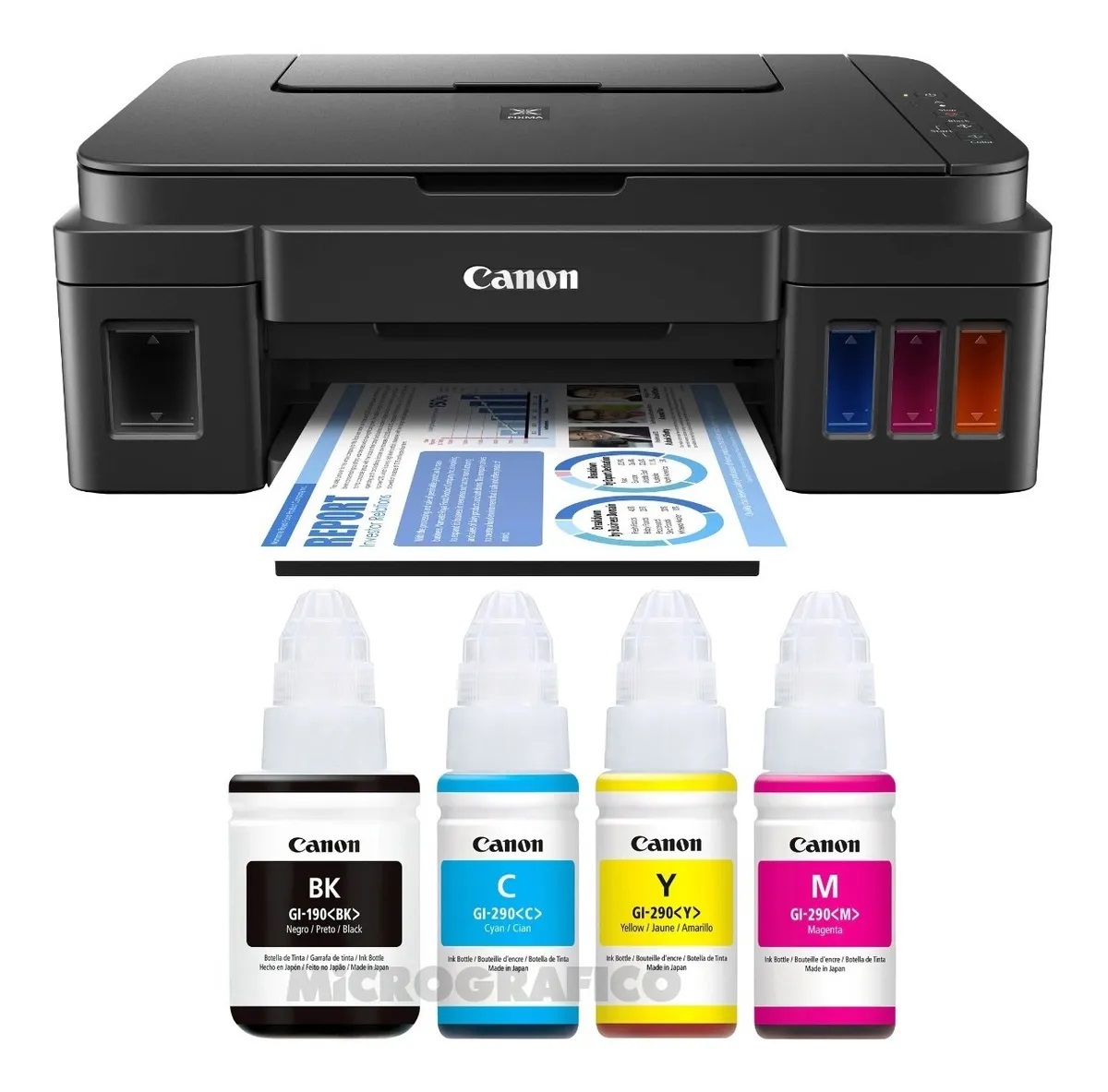Impresora Canon Pixma G2100 Multifuncional Tinta Continua