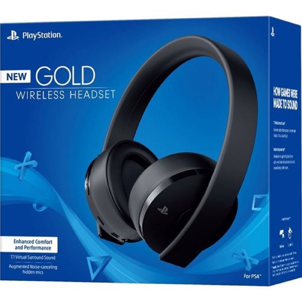 Sony Uncharted 4 Limited Edition Gold Wireless 7.1 Headset – Gray Blue